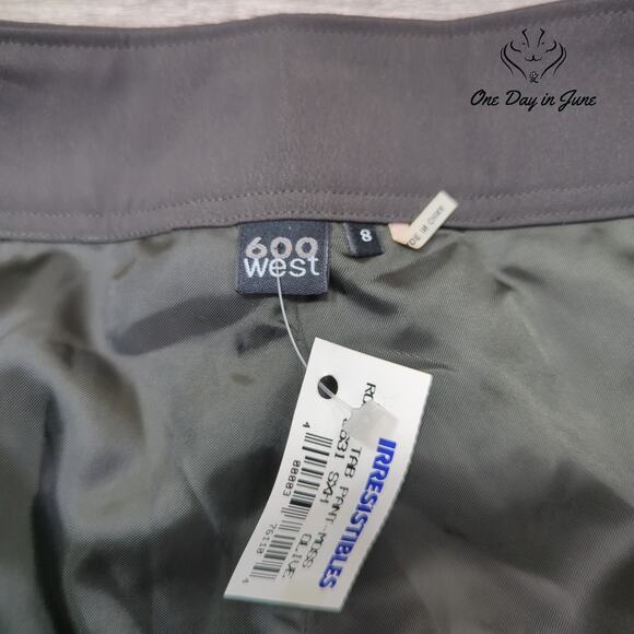 600 West Straight Leg Dress Pants Size 8 - Picture 2 of 6